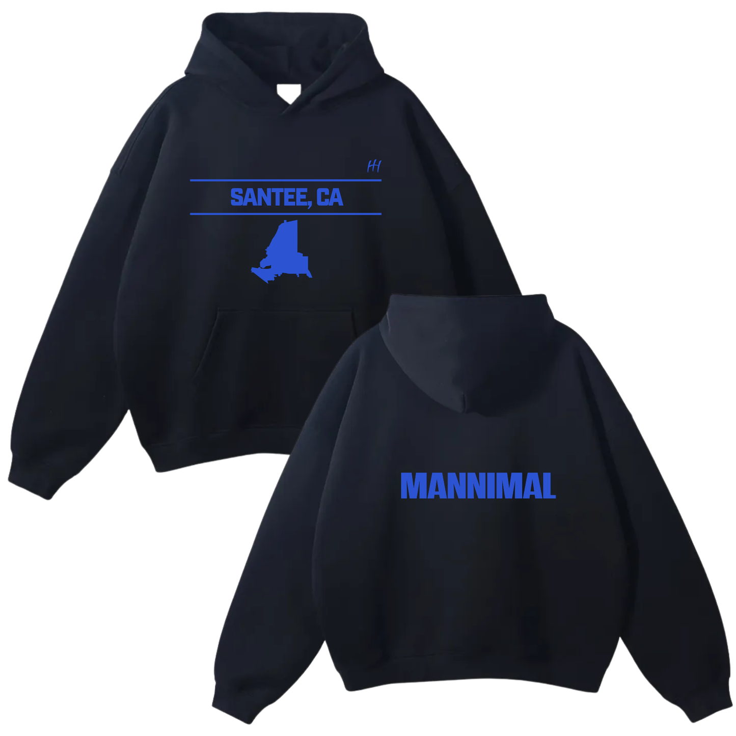 Logan Mann Oversize Fleeced Hoodie
