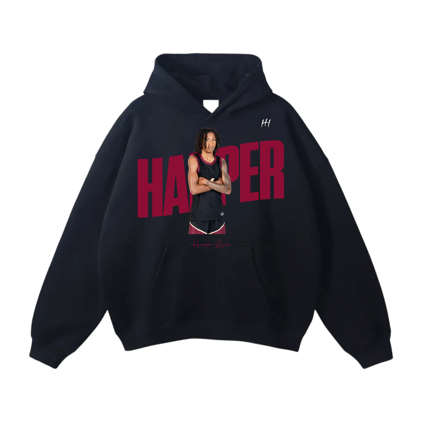 Harper Lewis Oversize Fleeced Hoodie