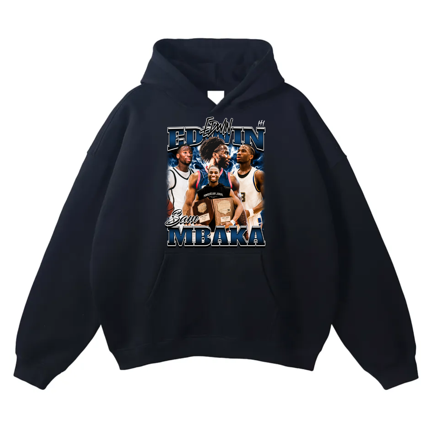EDWIN SAM MBAKA Oversize Fleeced Hoodie