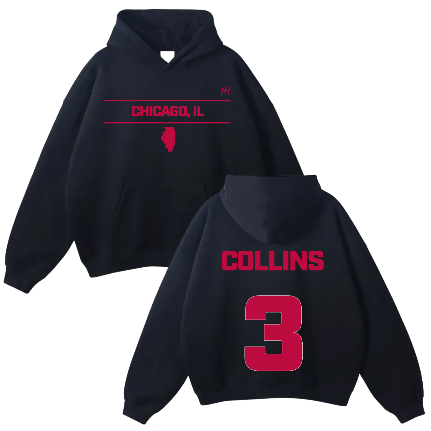 Jamarion Collins Oversize Fleeced Hoodie