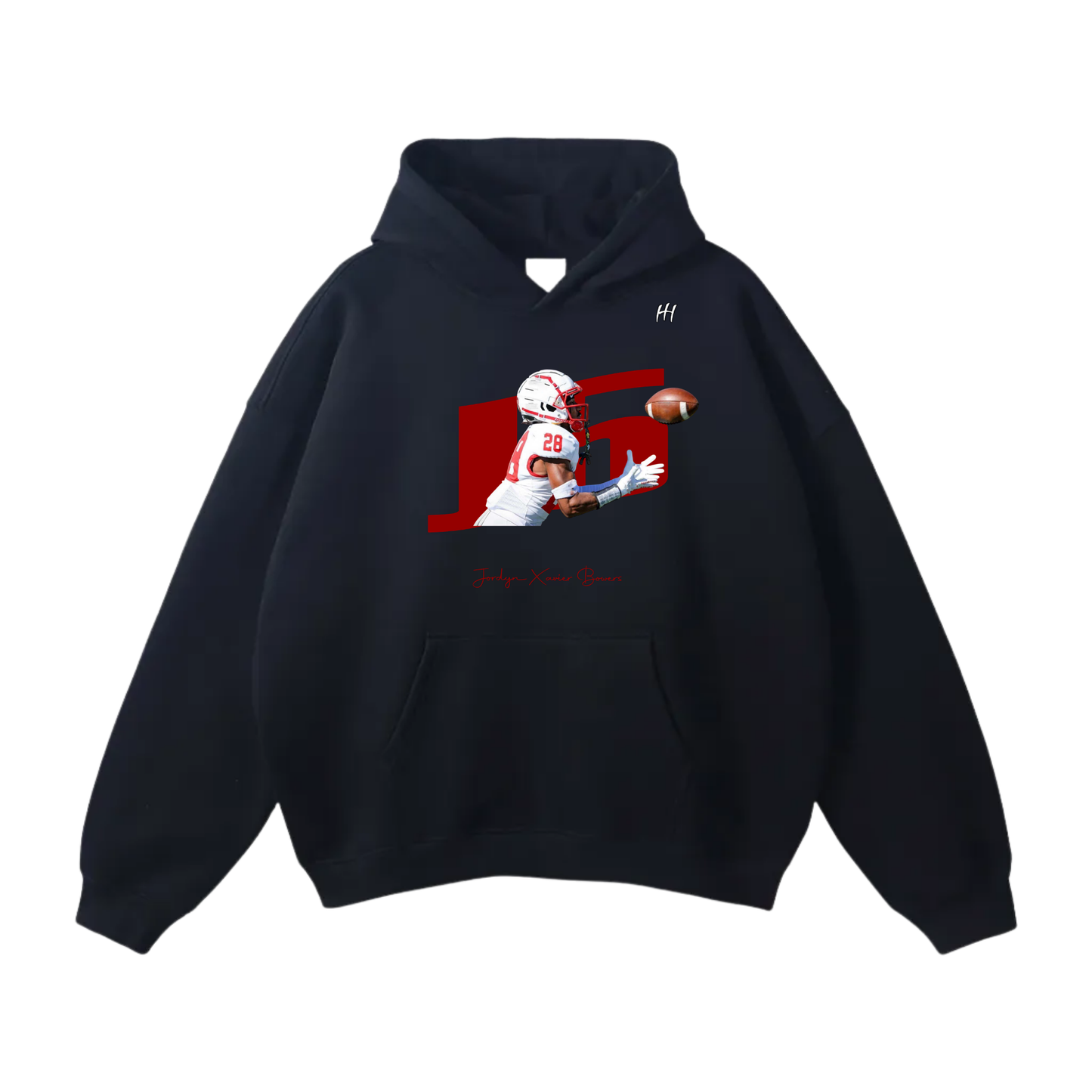 Jordyn Xavier Bowers Oversize Fleeced Hoodie
