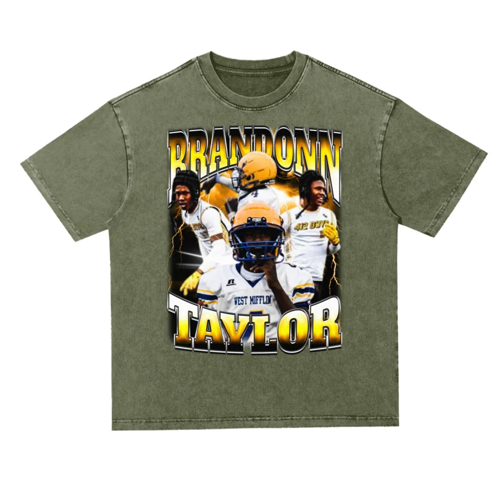 Brandonn Taylor Oversized Acid wash T-shirt