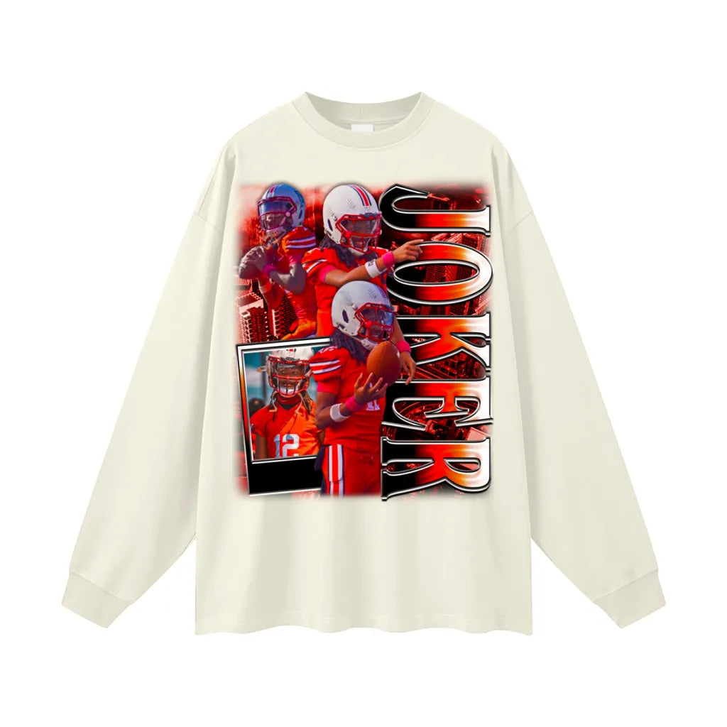 Joker Oversized Long Sleeve Tee