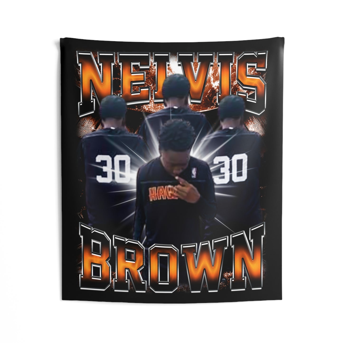 Nelvis Brown Tapestry 50” x 60”