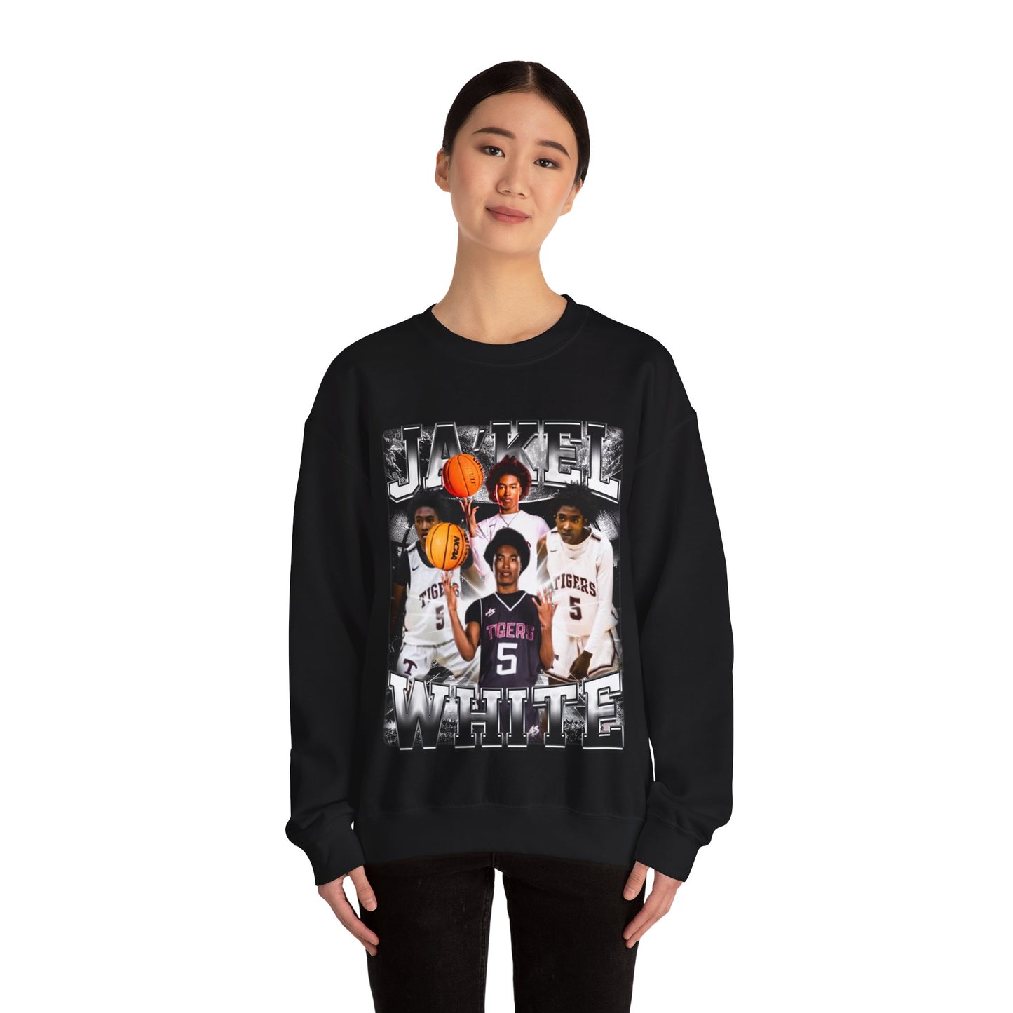 Ja’kel White Crewneck Sweatshirt