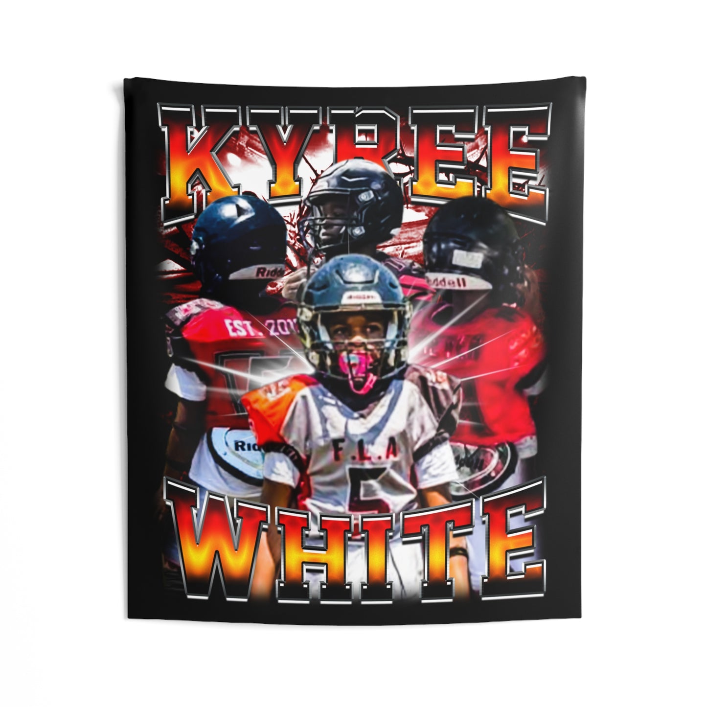 Kyree White Tapestry 50” x 60”