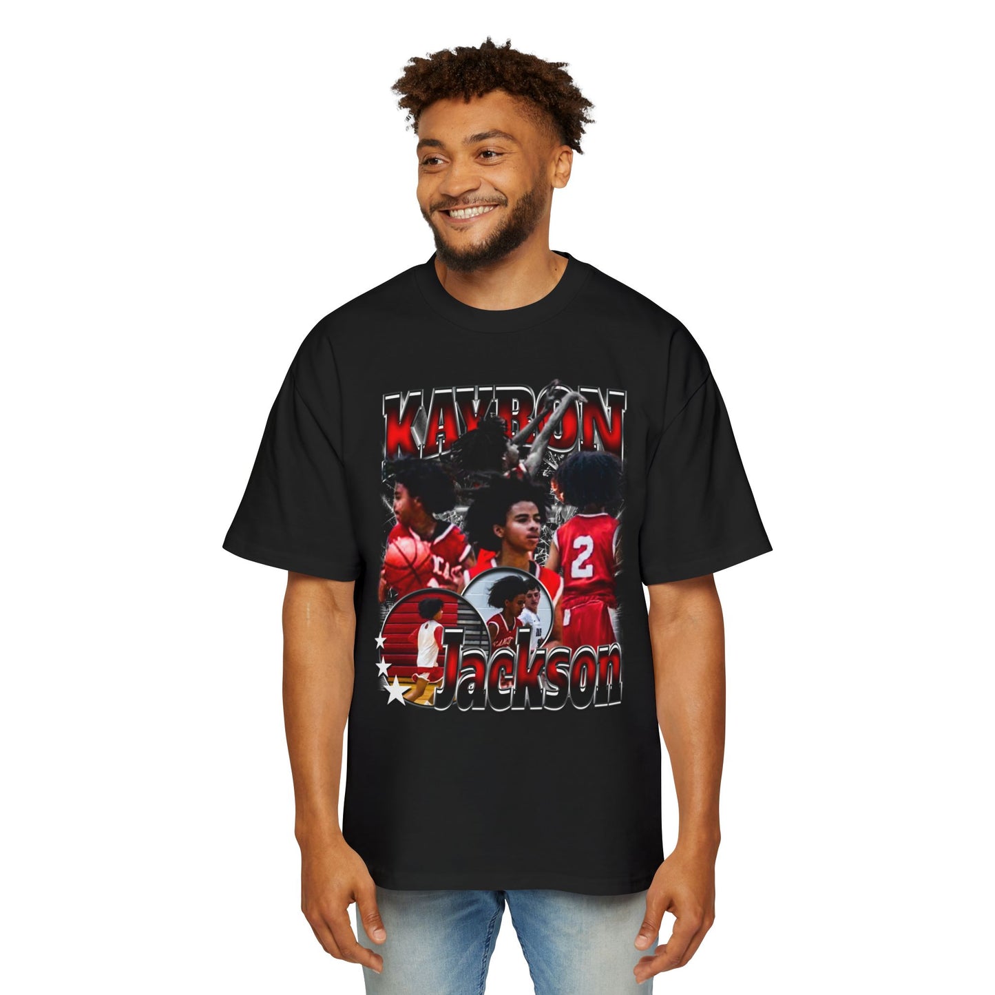 Kayron Jackson Oversized Retro Tee