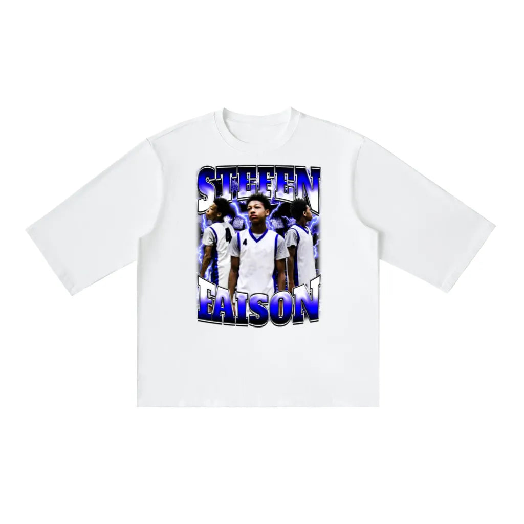 Stefen Faison Half Sleeve Ribbed T-Shirt