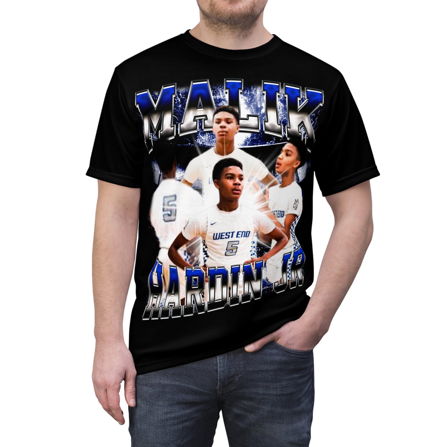 Malik Hardin Jr Vintage Full Print Tee