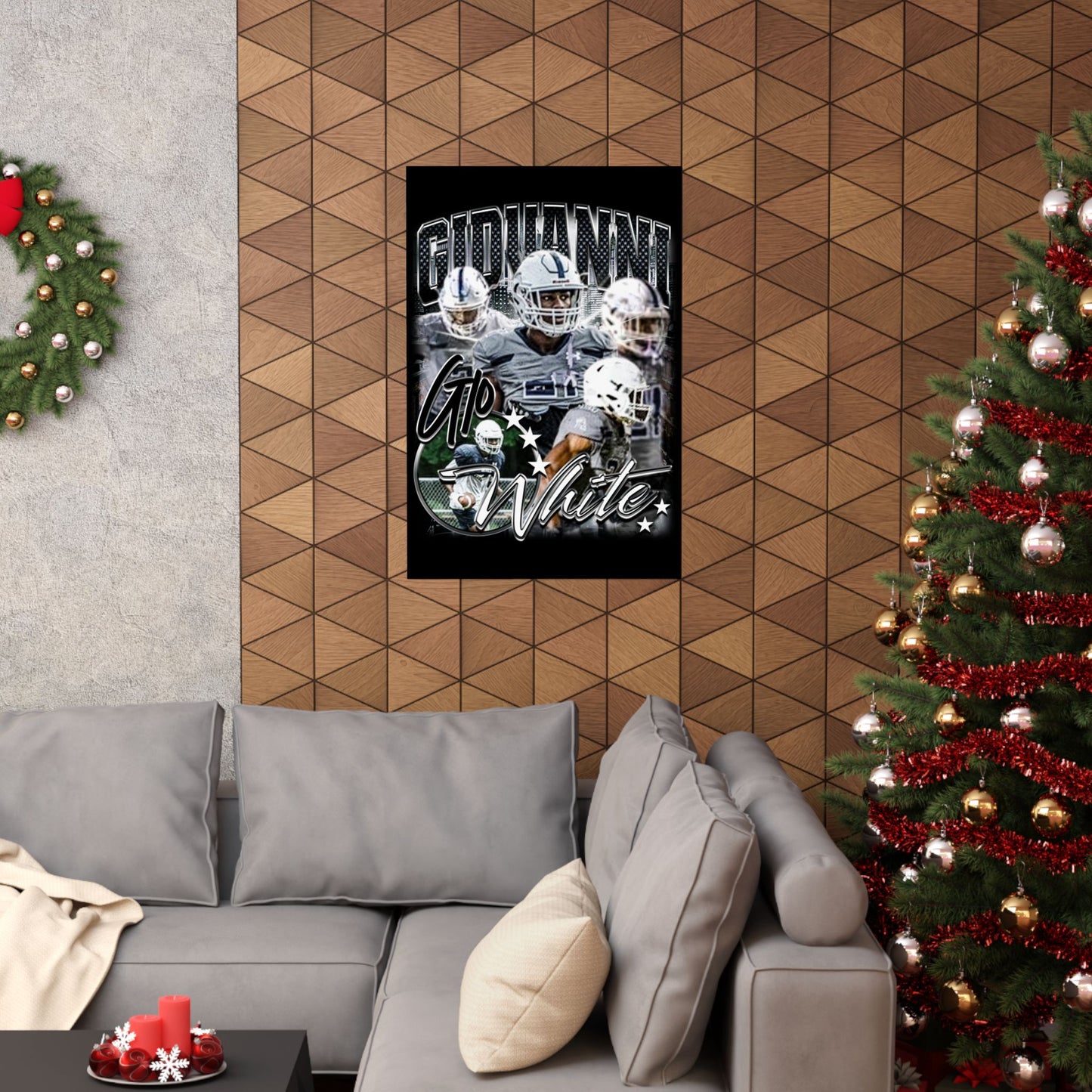 Giovanni White Poster 24" x 36"