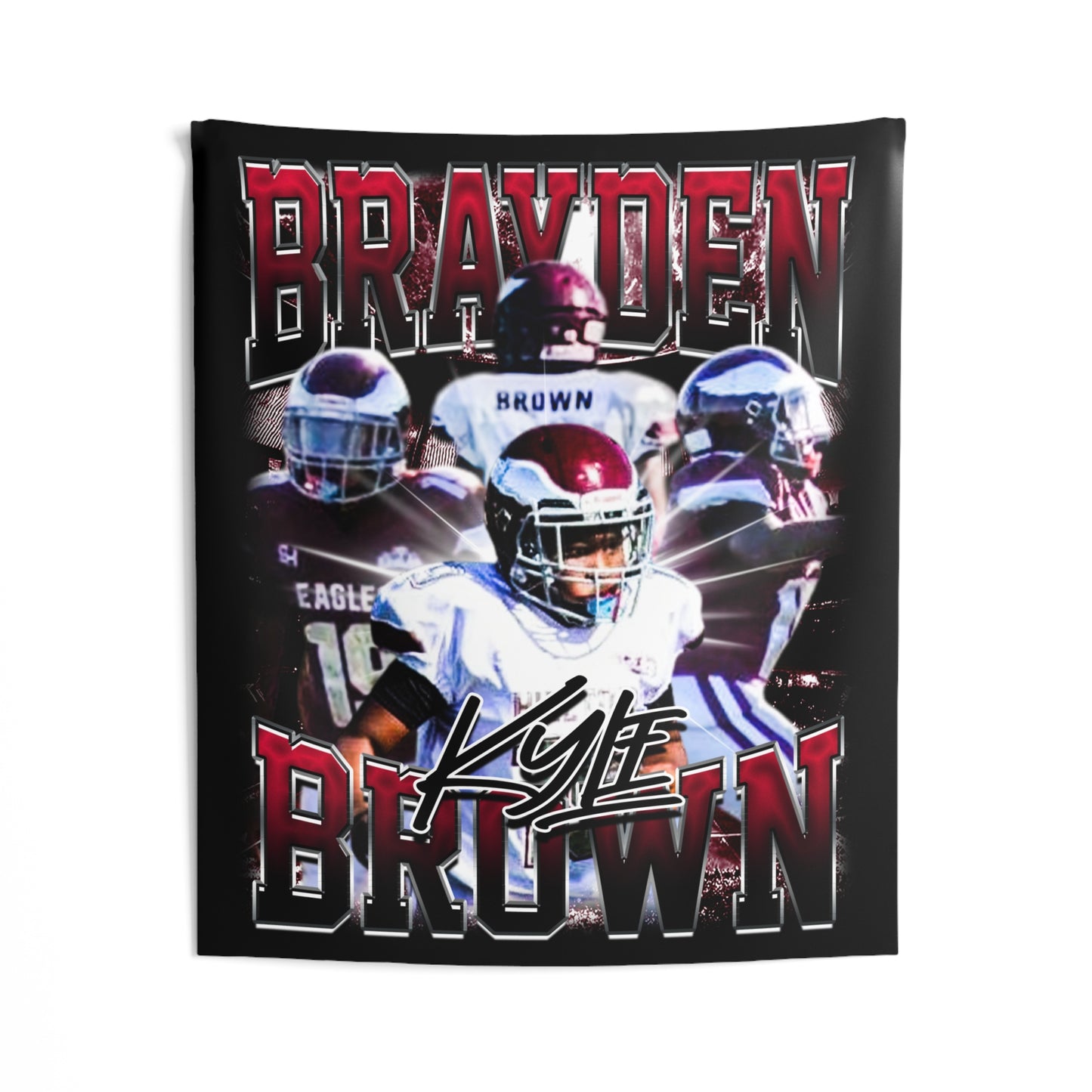 Brayden Kyle Brown Tapestry 50” x 60”