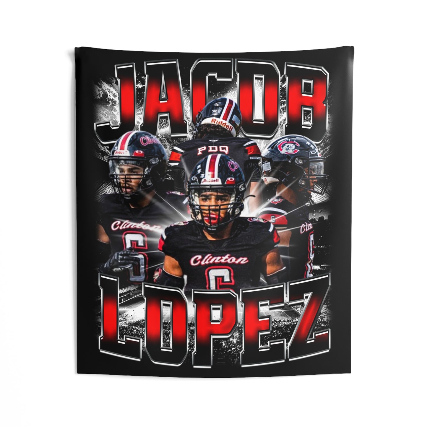 Jacob Lopez Tapestry 50” x 60”