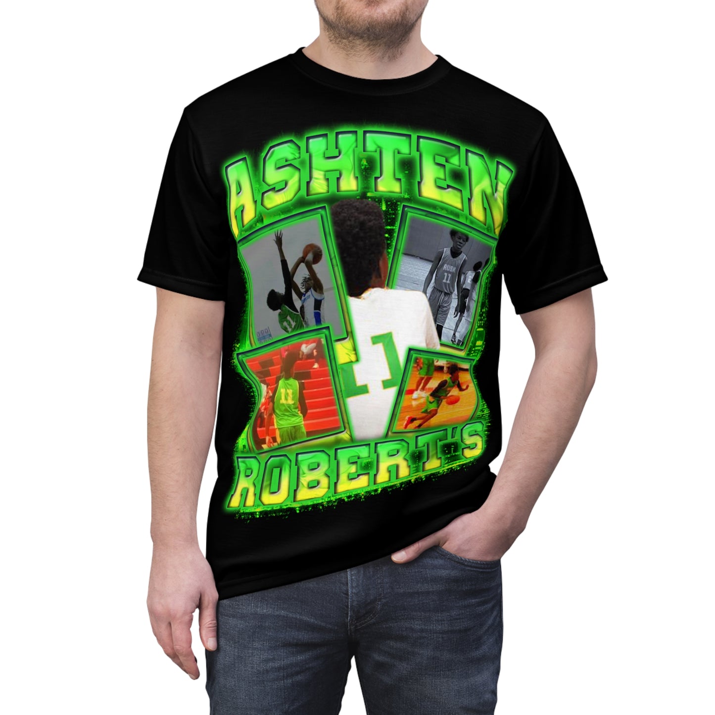 Ashten Robert's Vintage Full Print Tee