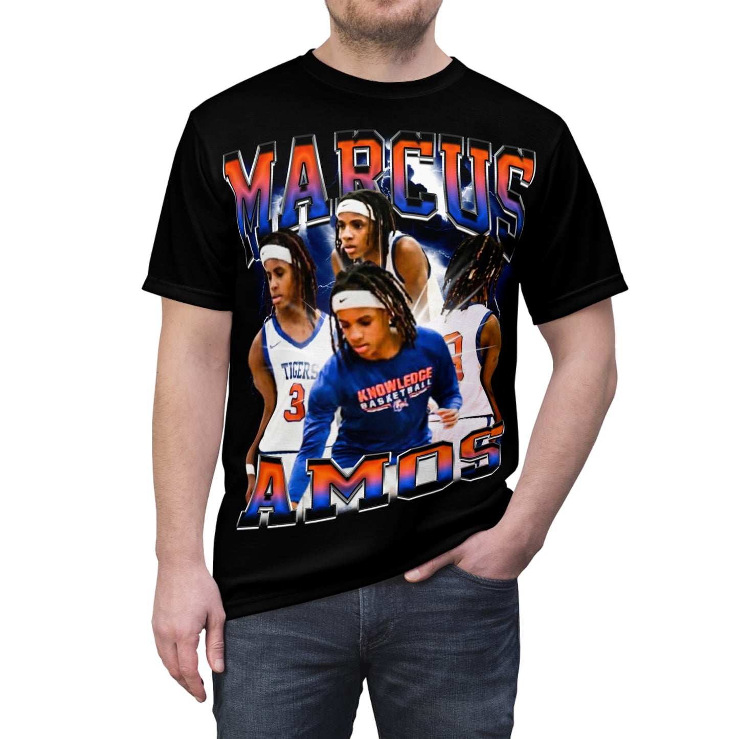Marcus amos Vintage Full Print Tee