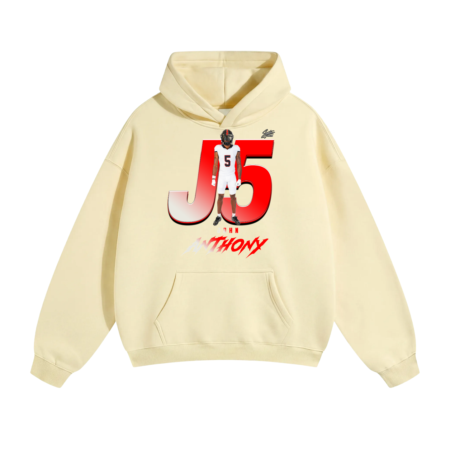 John Anthony Oversize Fleeced Hoodie