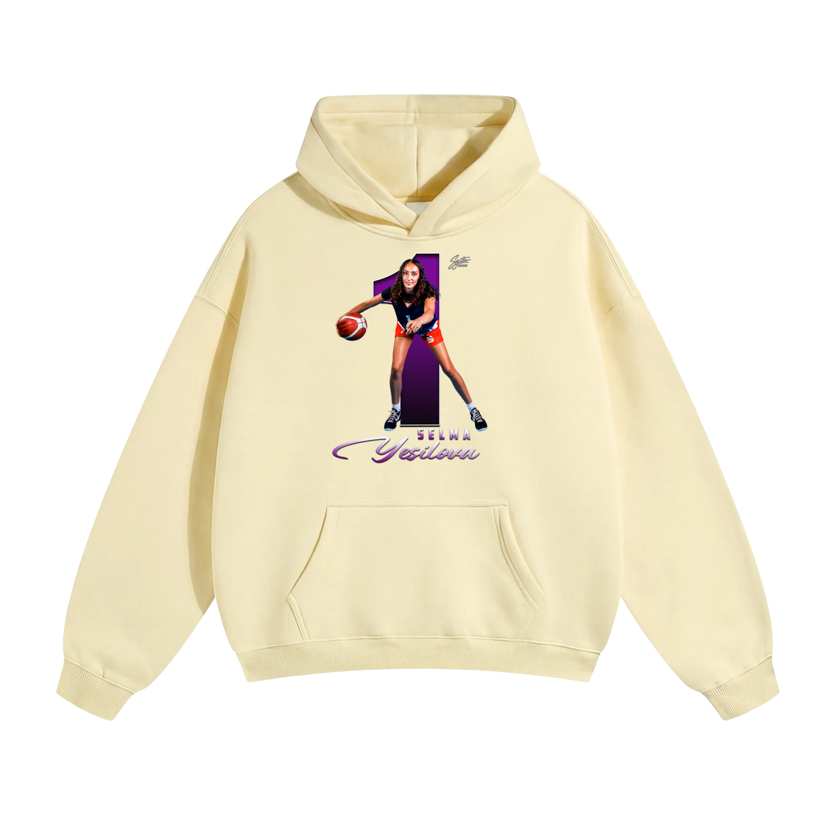 Selma Yesilova Oversize Fleeced Hoodie