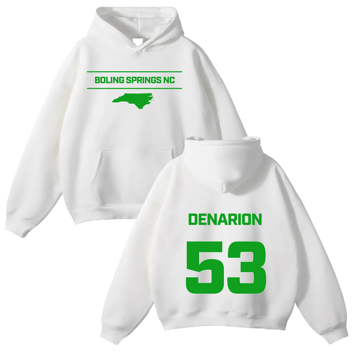 Denarion Hickman Oversize Fleeced Hoodie