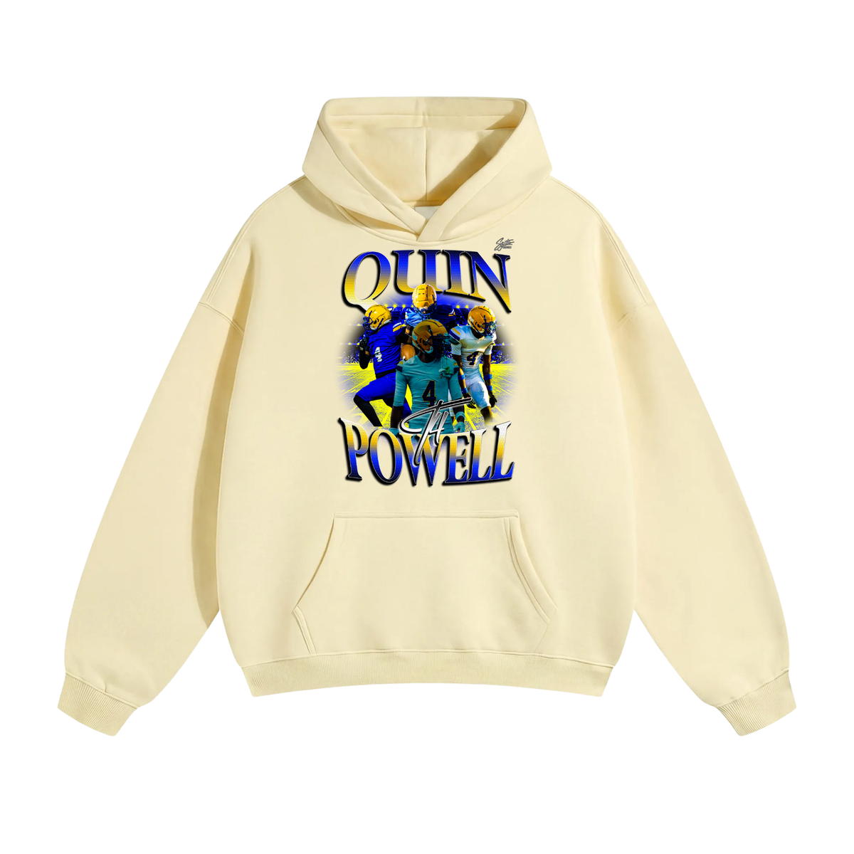 Quin Powell Oversize Fleeced Hoodie