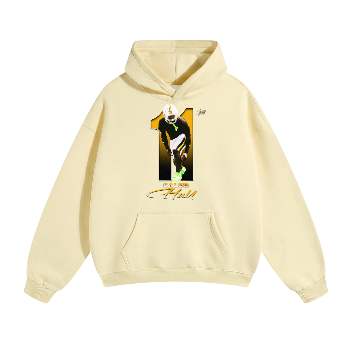 Caleb Hall Oversize Fleeced Hoodie