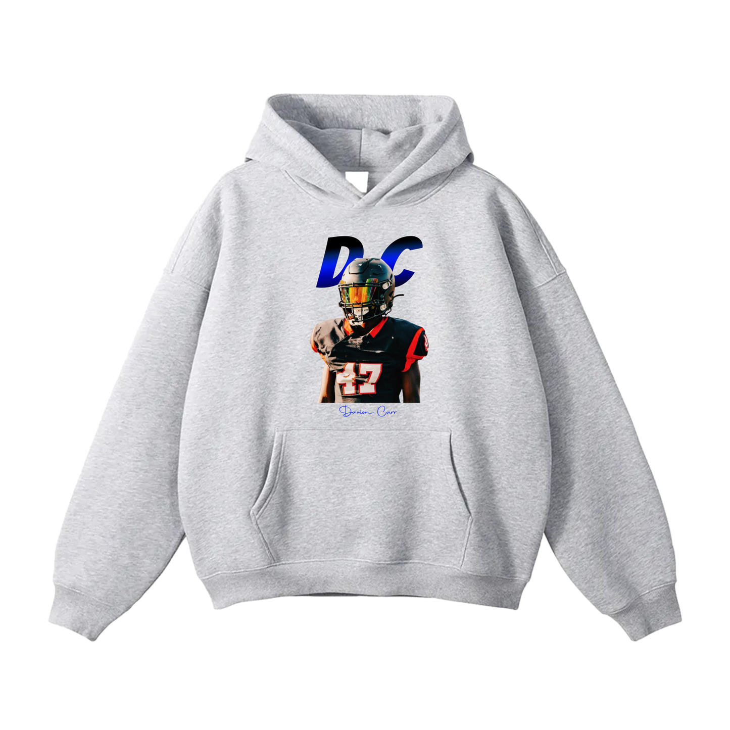 Davion Carr Oversize Fleeced Hoodie
