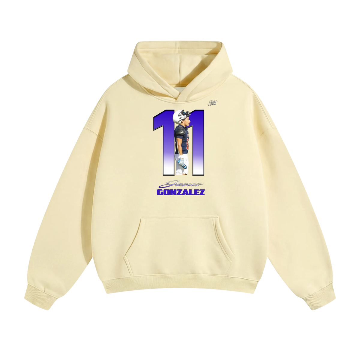 Jesus Gonzalez Oversize Fleeced Hoodie