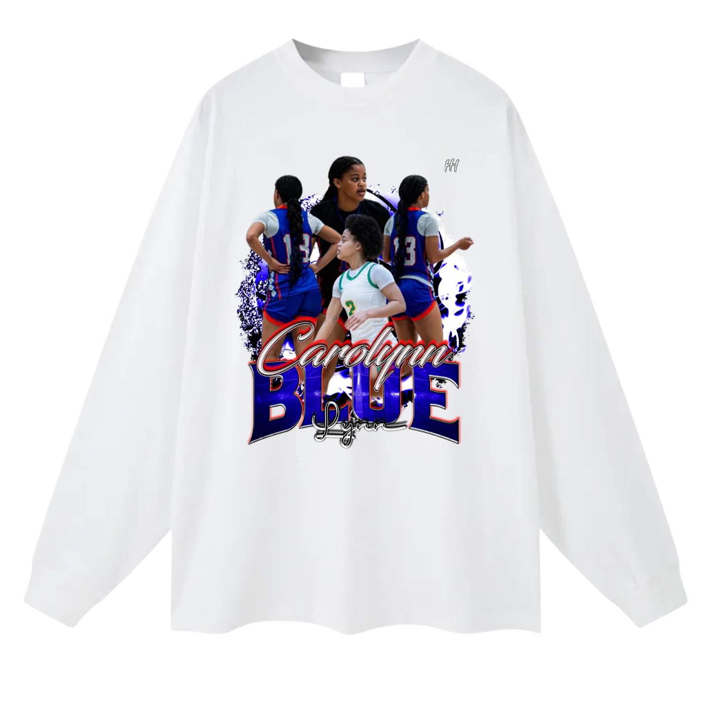 Carolynn Blue Long Sleeve Tee