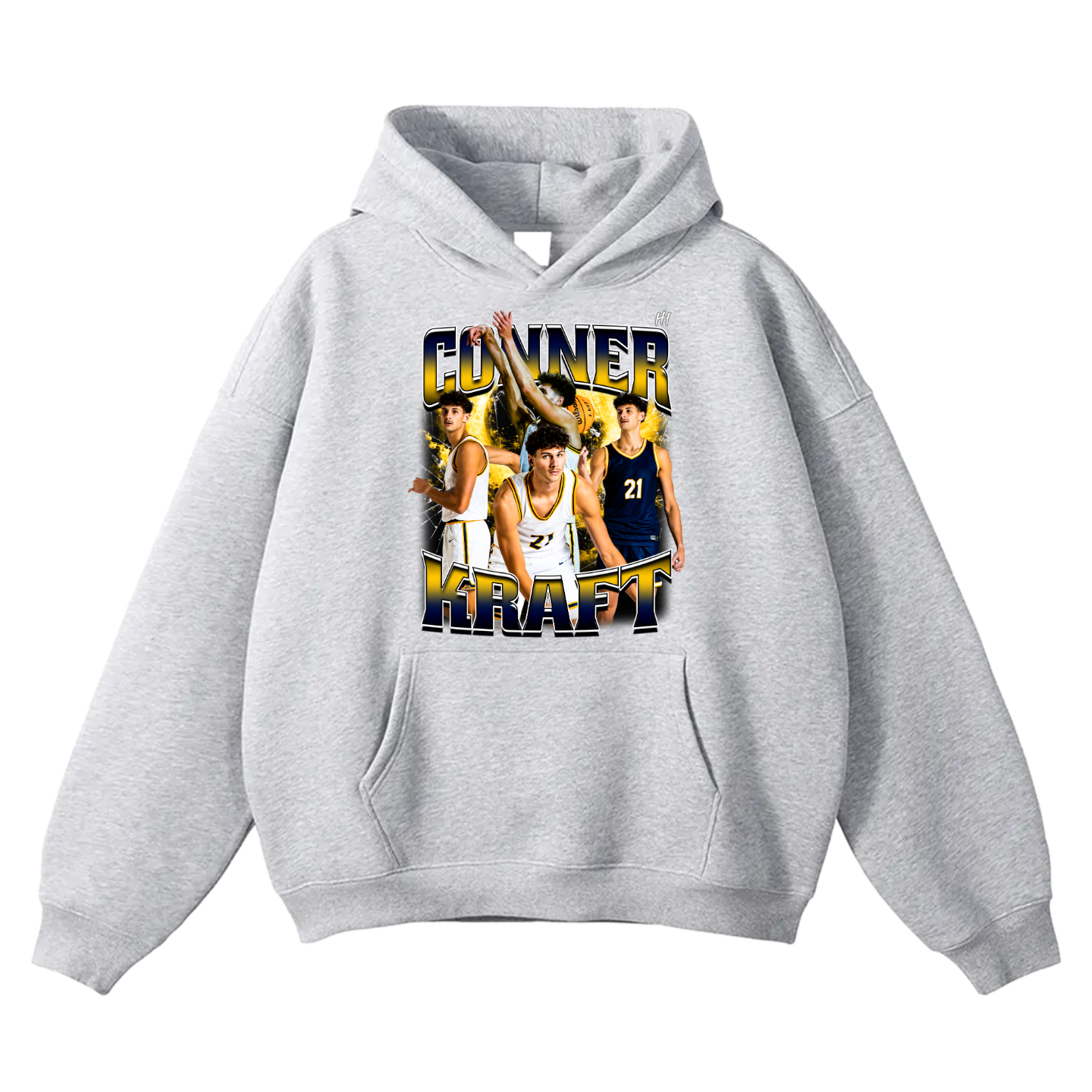 Conner Kraft Oversize Fleeced Hoodie
