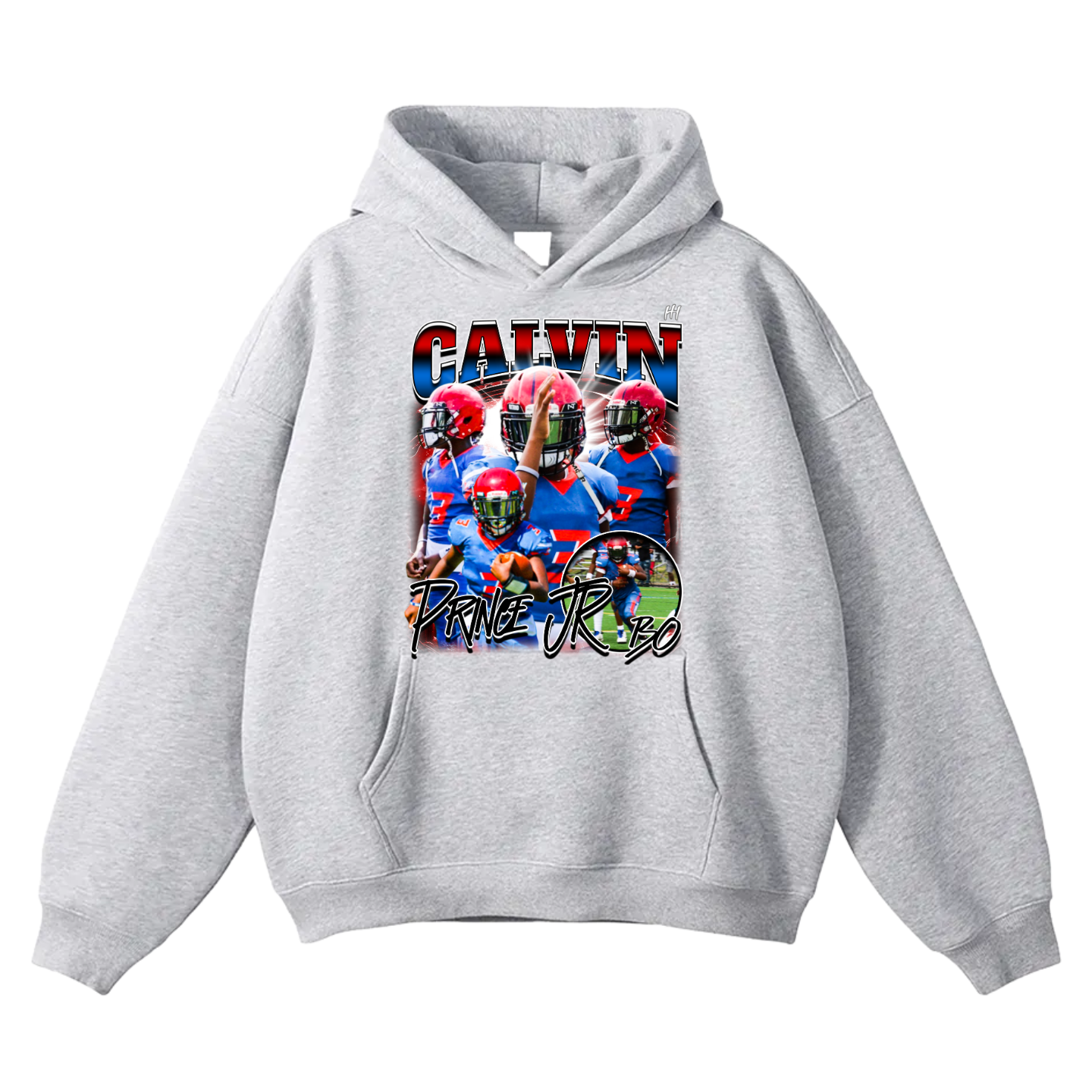 Calvin prince jr Oversize Fleeced Hoodie