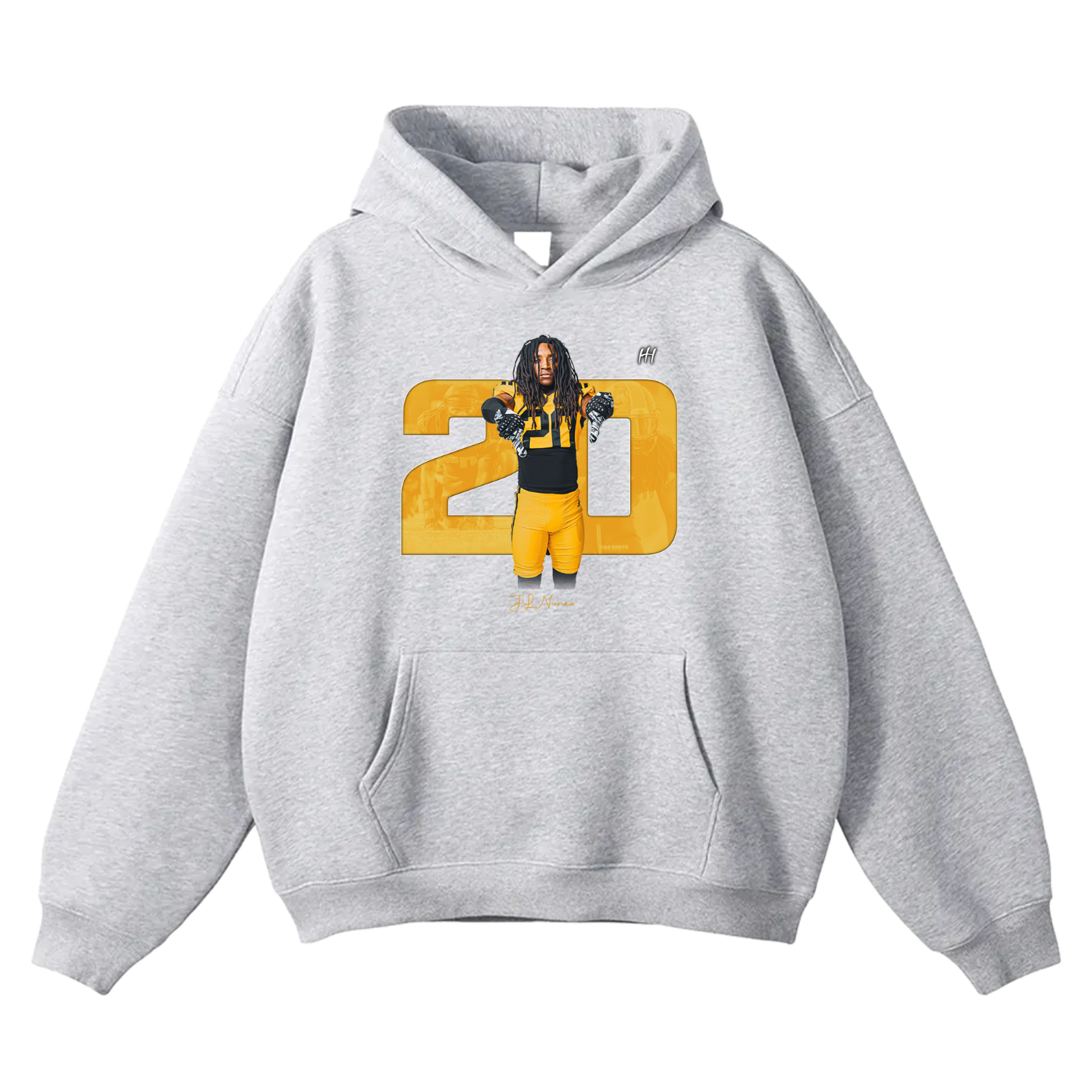JL Nunez Oversize Fleeced Hoodie