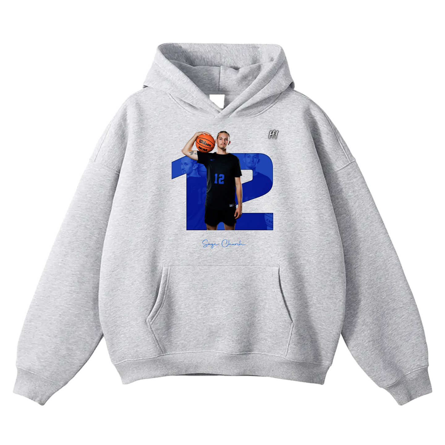 Sage Church Oversize Fleeced Hoodie