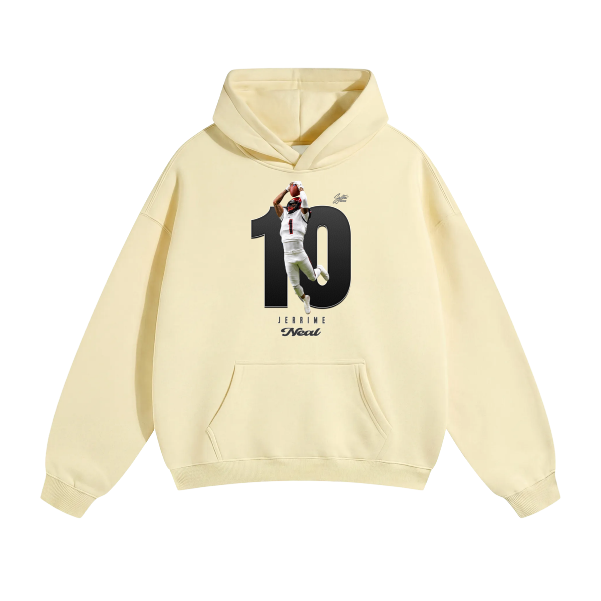 Jerrime Neal Oversize Fleeced Hoodie