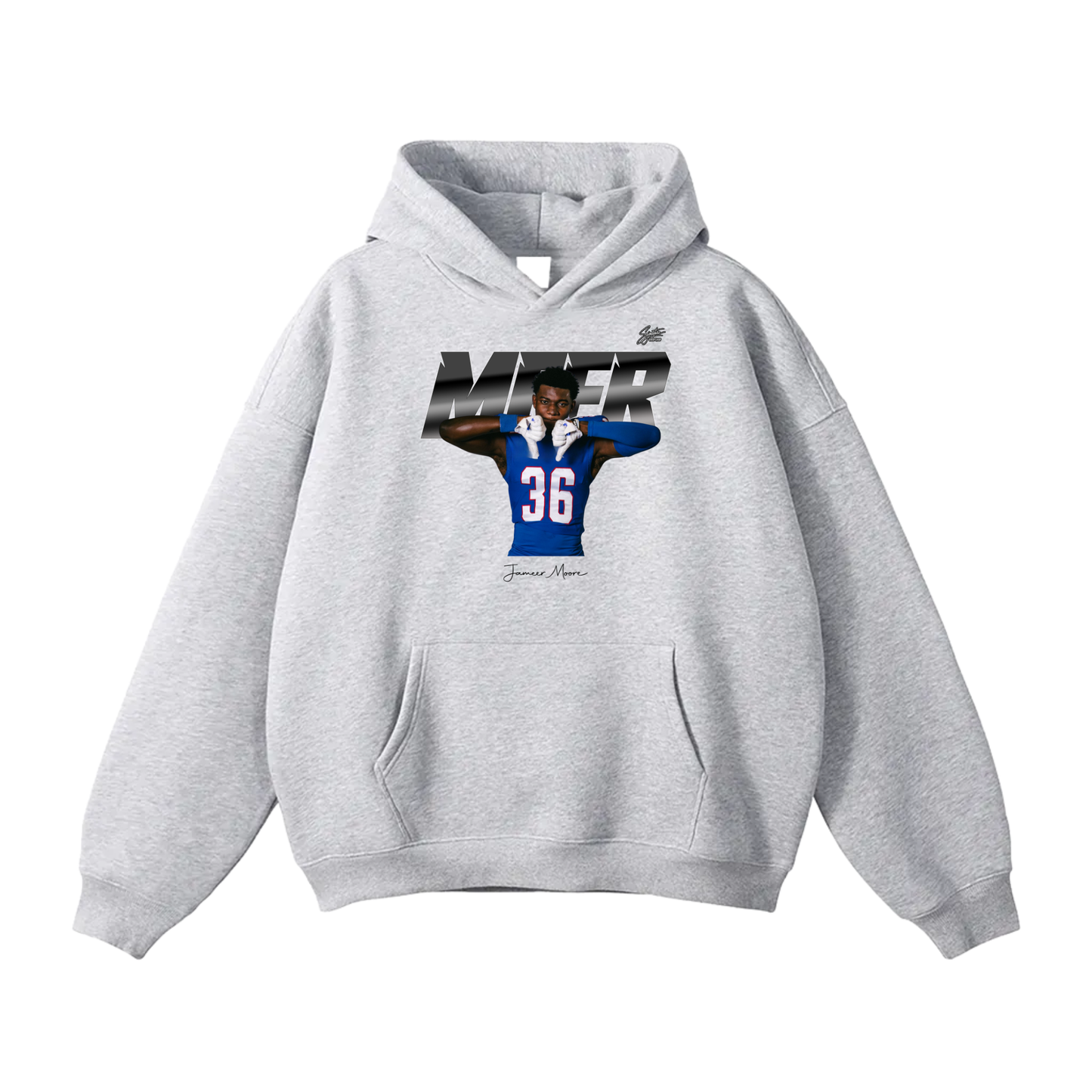 Jameer Moore Oversize Fleeced Hoodie