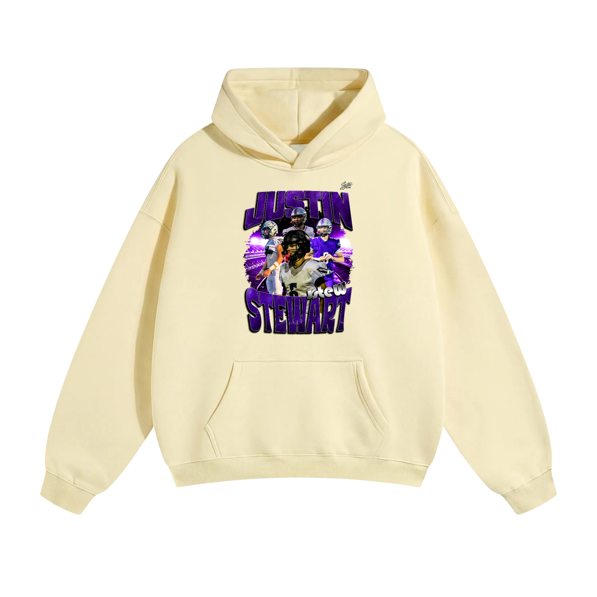 Justin Stewart Oversize Fleeced Hoodie