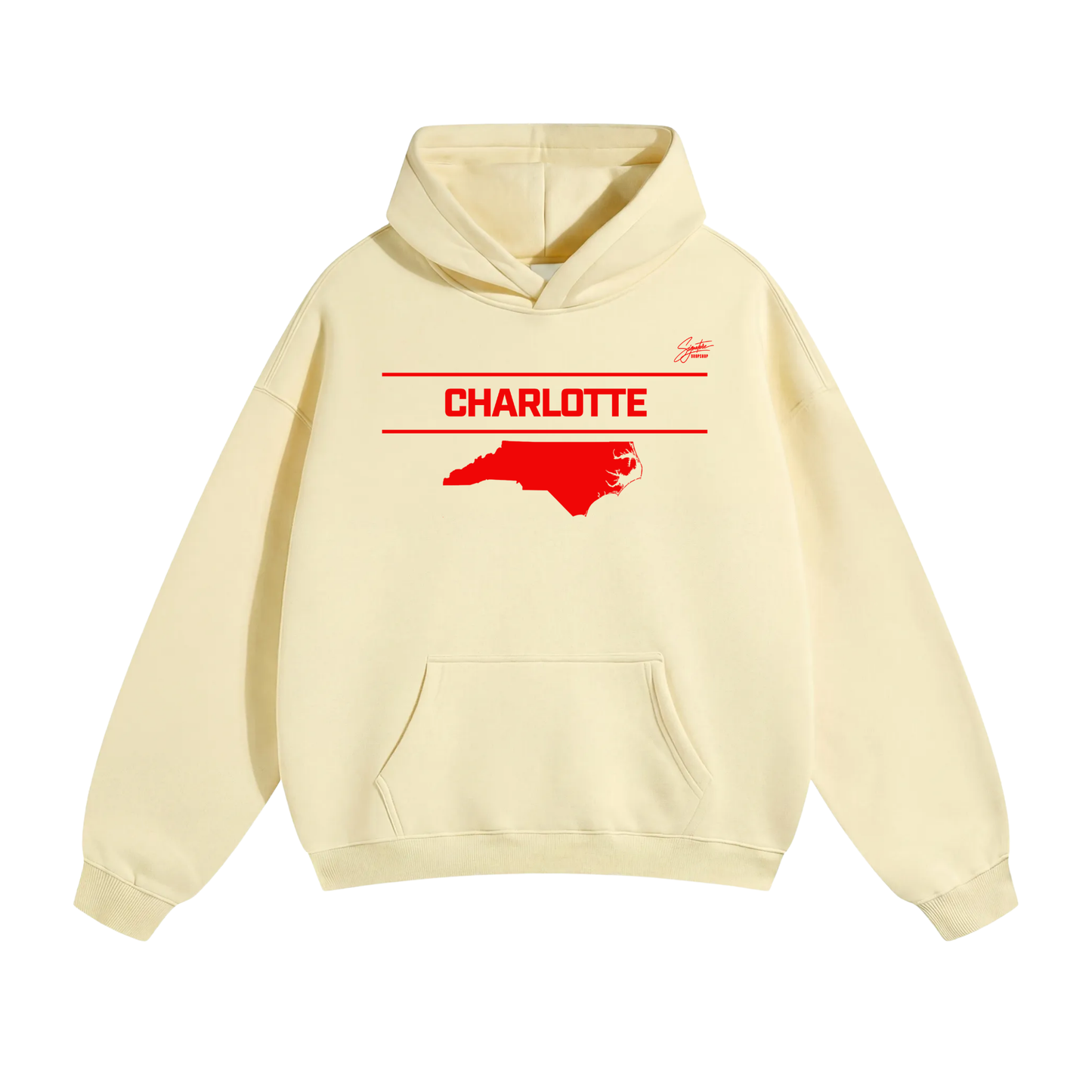 Thaddeus Bell Oversize Fleeced Hoodie