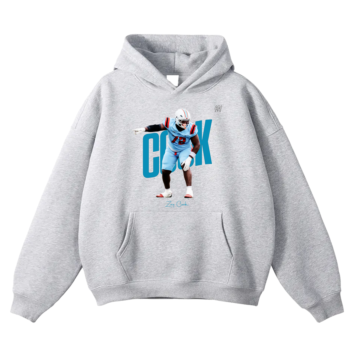 Zay Cook Oversize Fleeced Hoodie