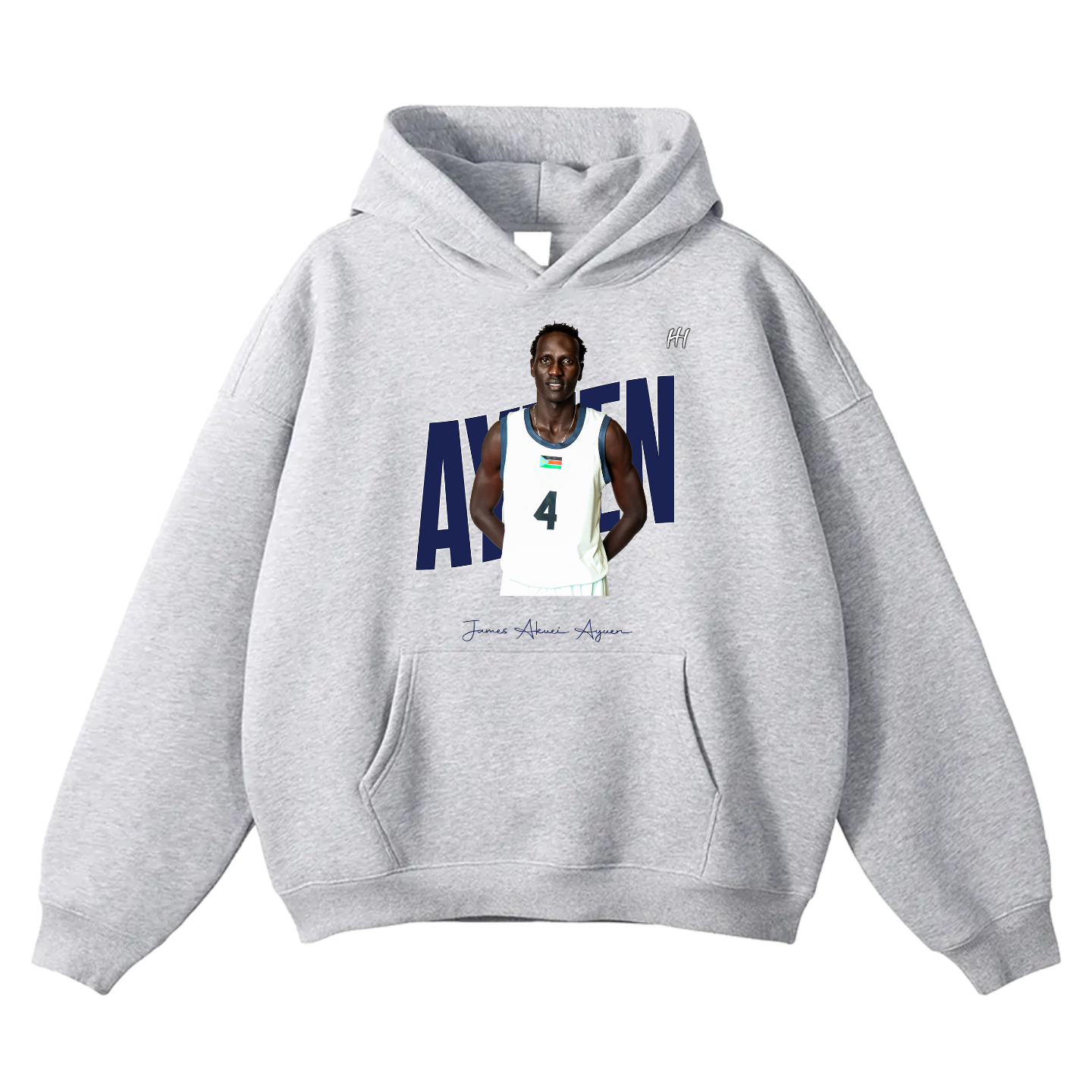 Akuei Ayuen Oversize Fleeced Hoodie