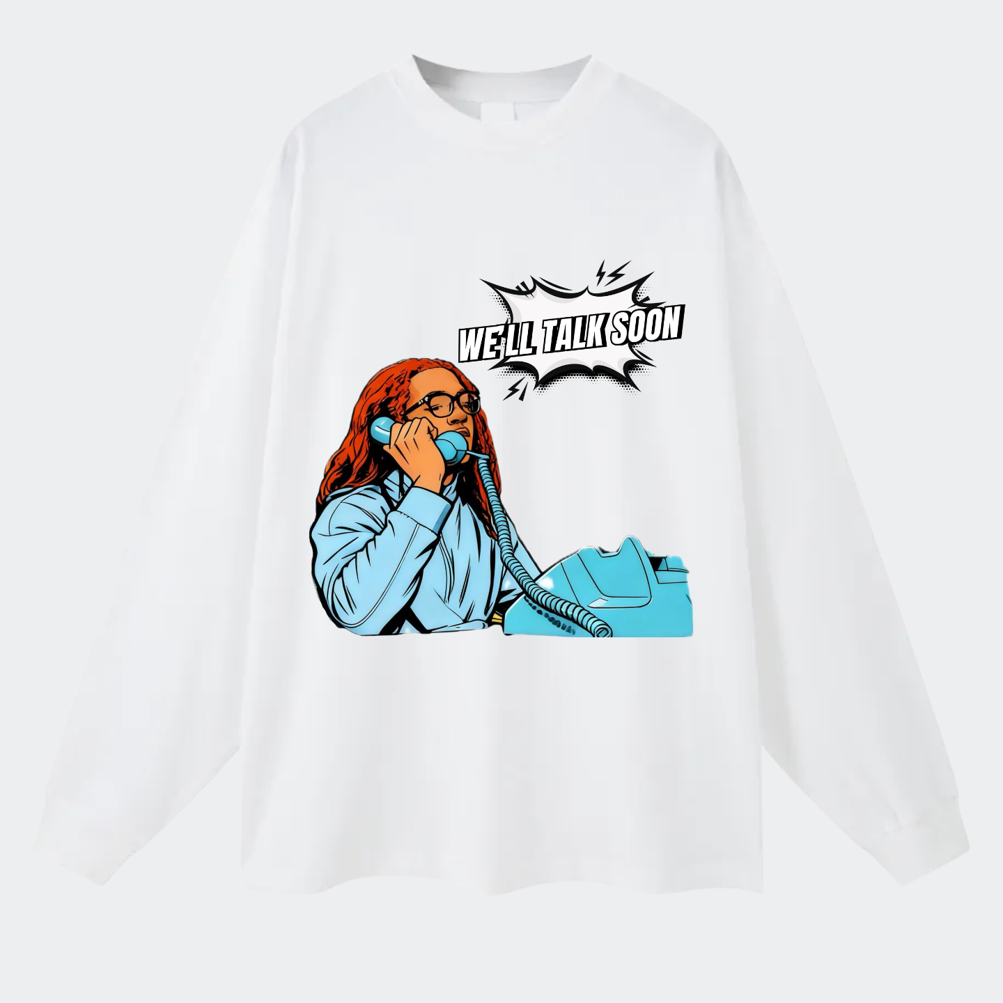 Ethan Royal Long Sleeve Tee