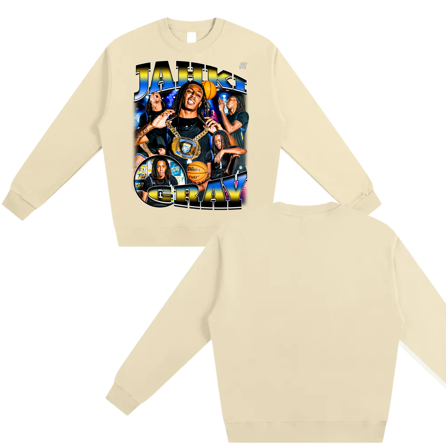 Jahki Gray Heavyweight Crewneck Sweatshirt