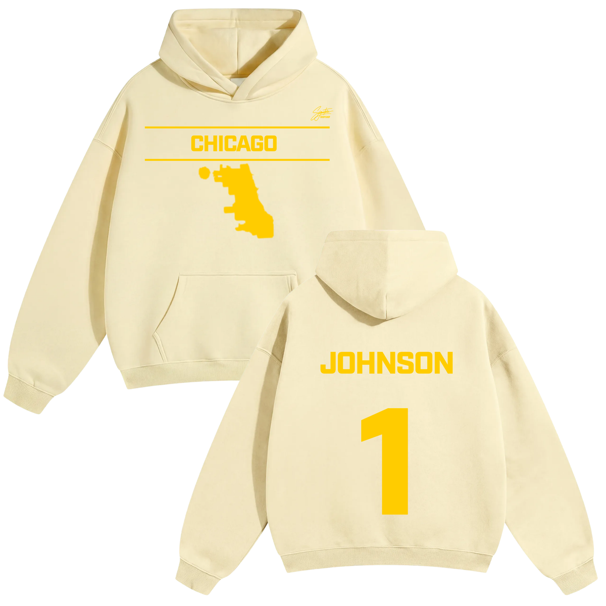 Javery Johnson Oversize Fleeced Hoodie