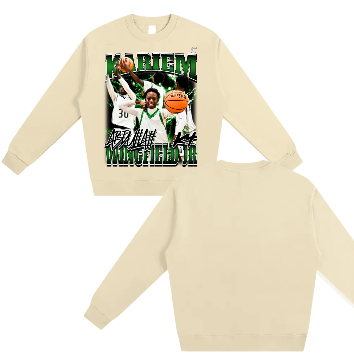 Kariem Abdullah Wingfield jr Heavyweight Crewneck Sweatshirt