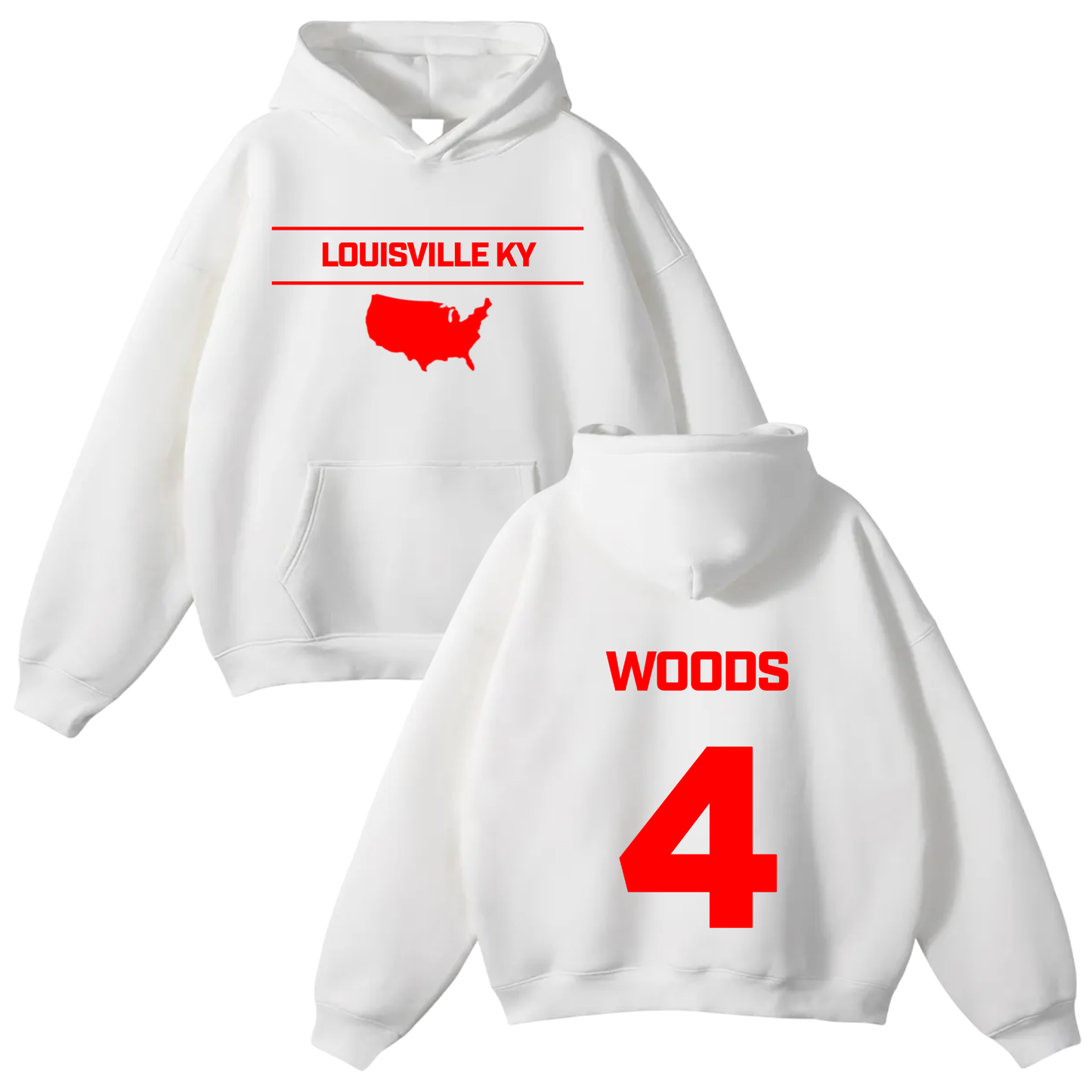 Brandin Woods Oversize Fleeced Hoodie