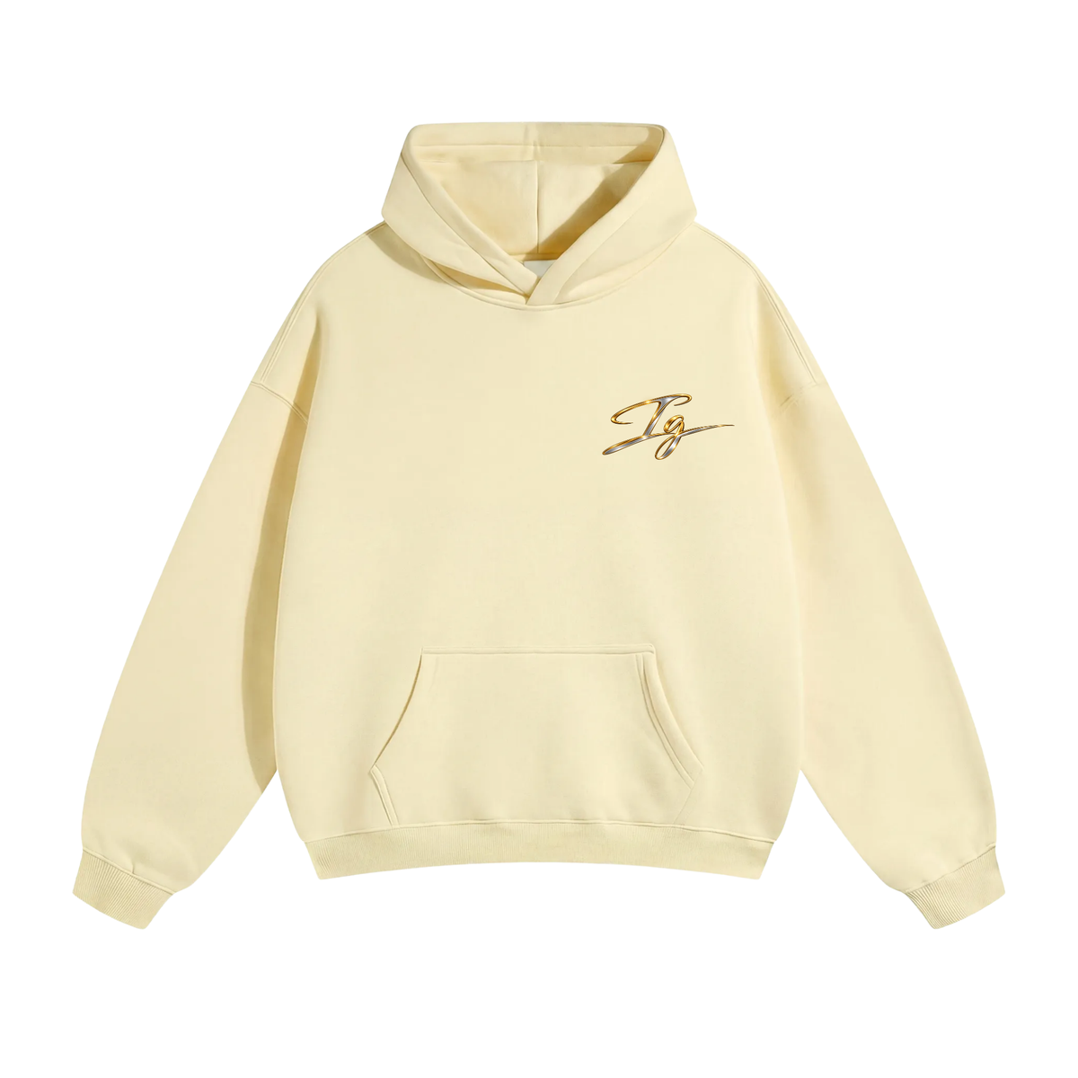 Isaiah Gray Oversize Fleeced Hoodie