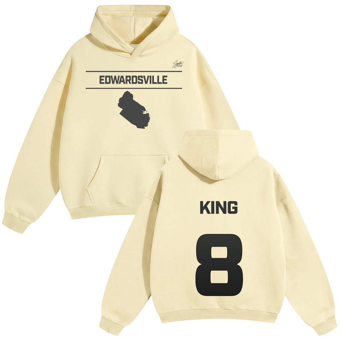 Joe King Oversize Fleeced Hoodie