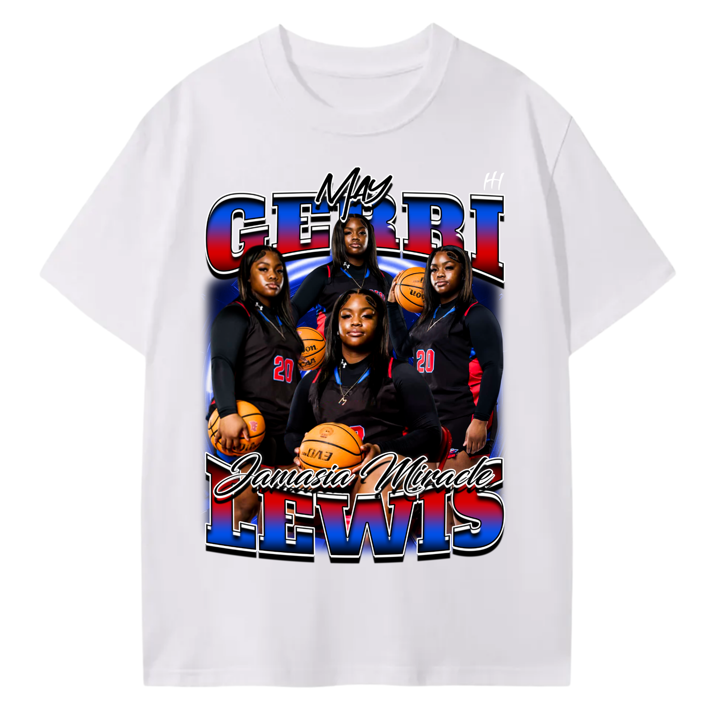 Gerri Jamasia Miracle Lewis T-shirt