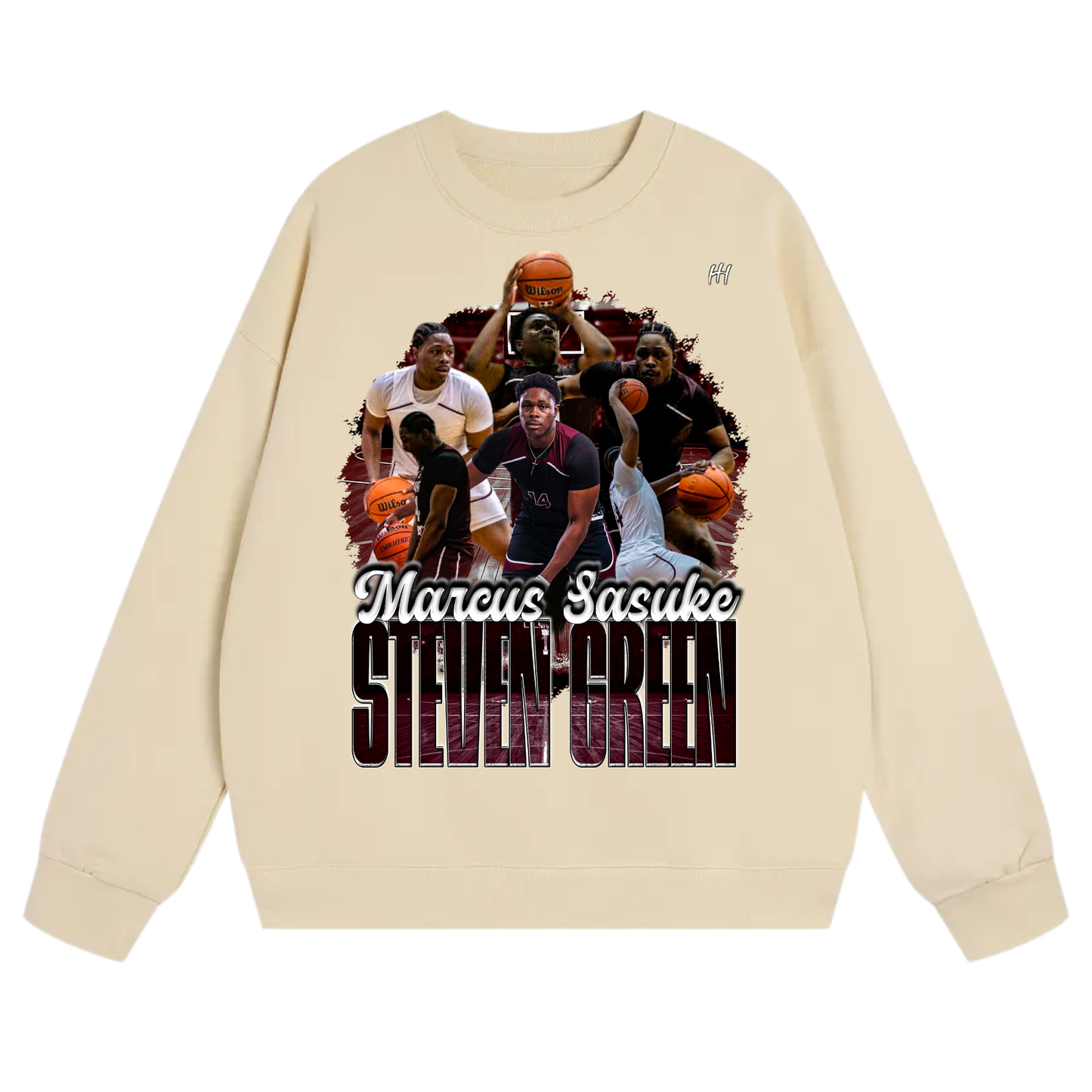 Marcus Sasuke-Steven Green Heavyweight Crewneck Sweatshirt