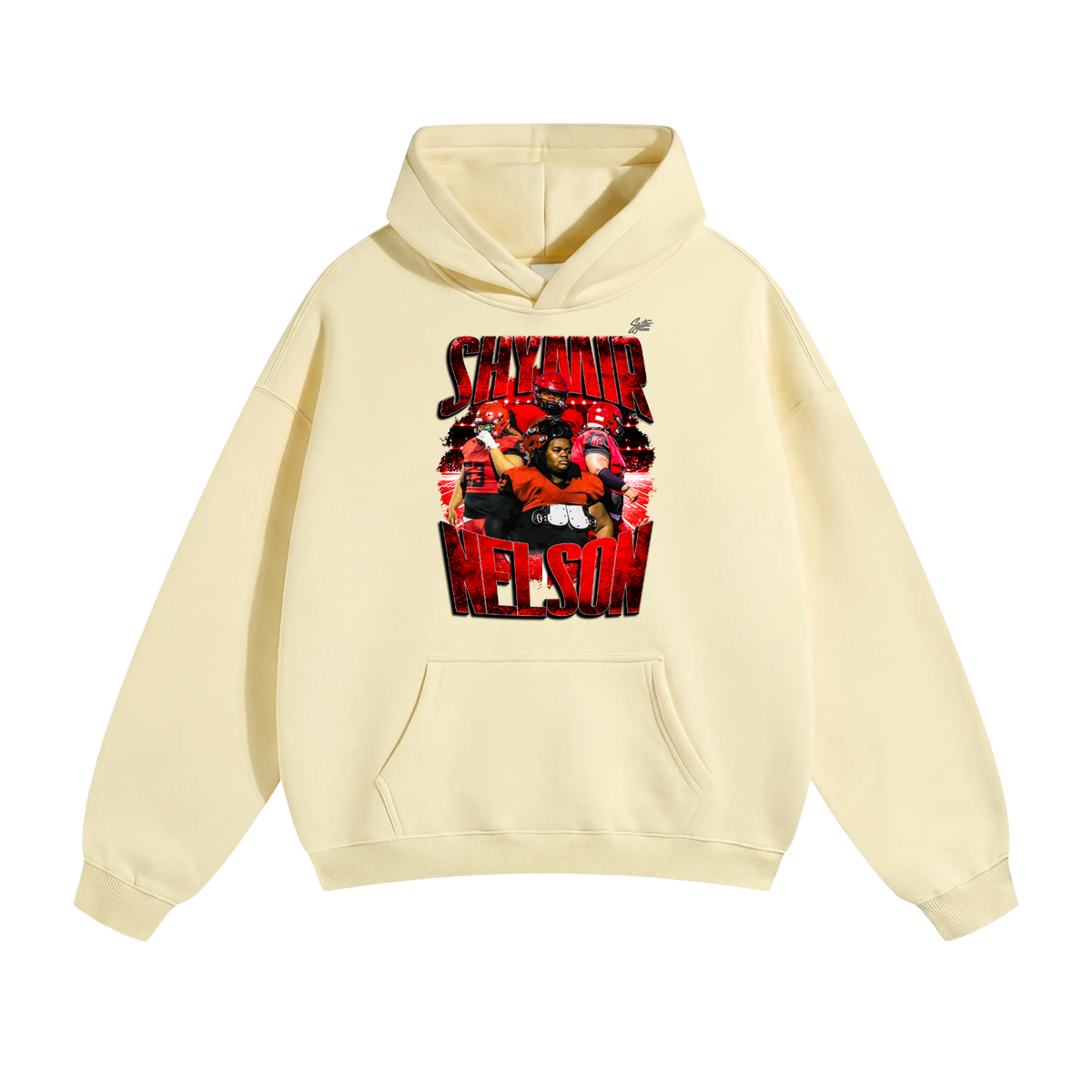 Shymir Nelson Oversize Fleeced Hoodie