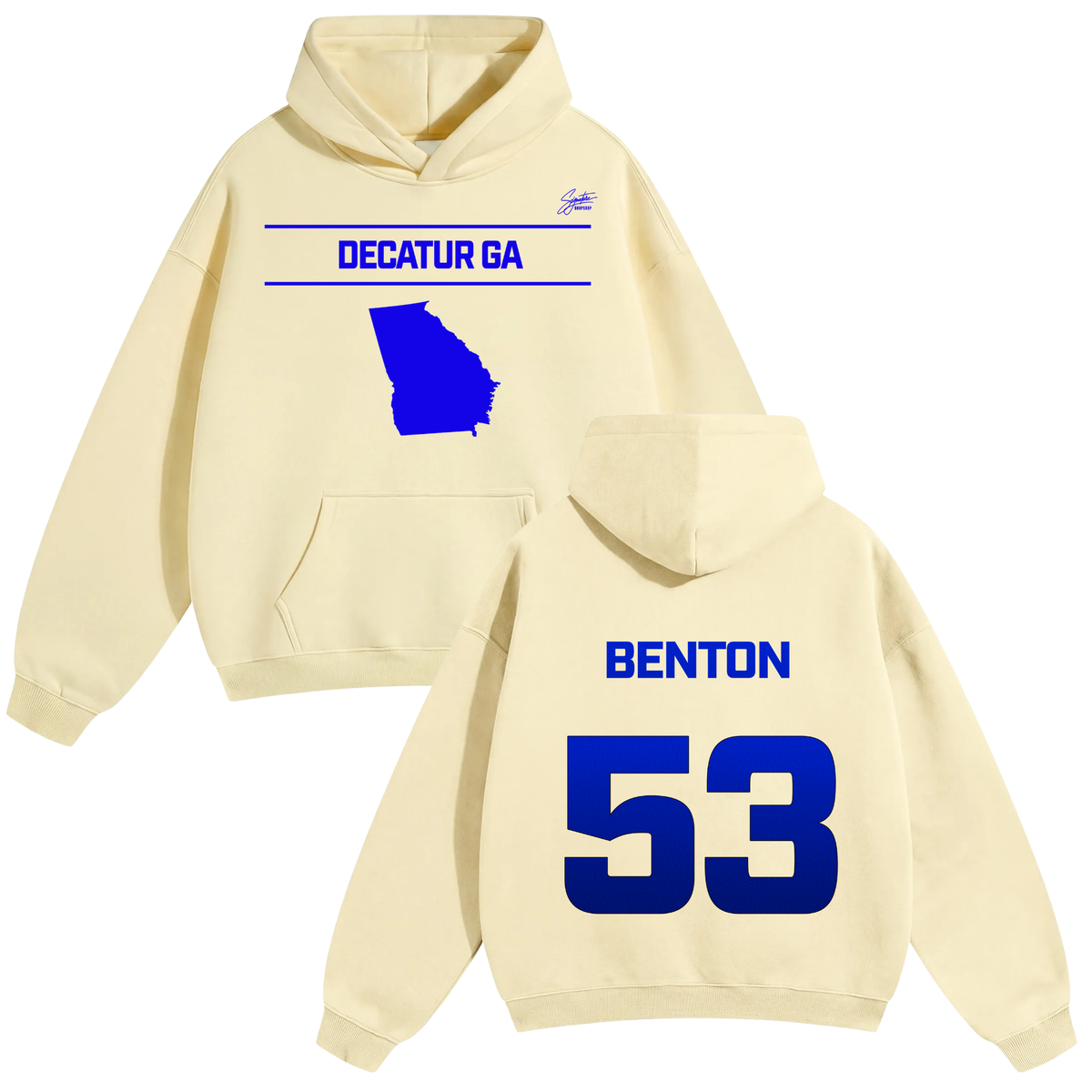 Kamarre Benton Oversize Fleeced Hoodie