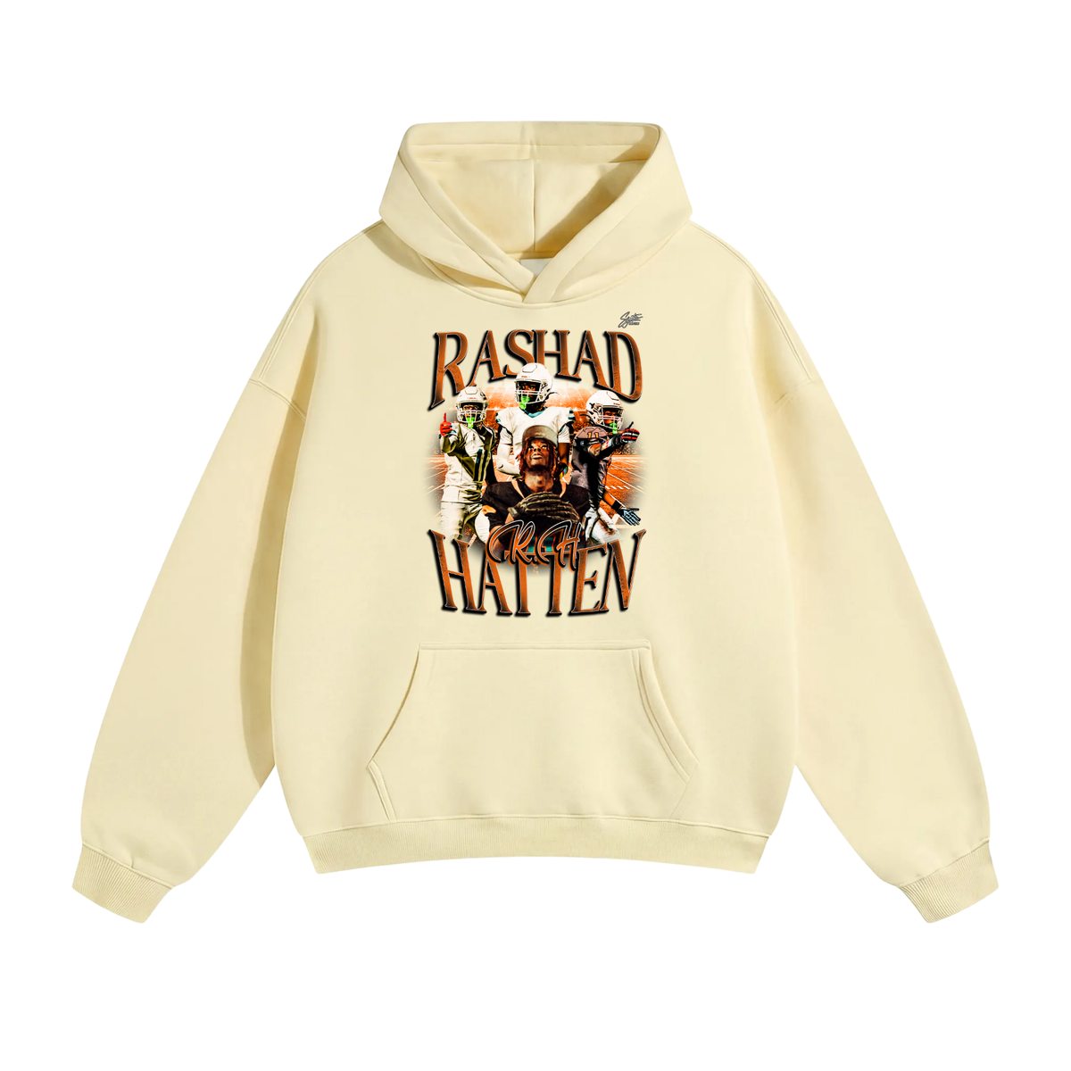 Rashad Hatten Oversize Fleeced Hoodie