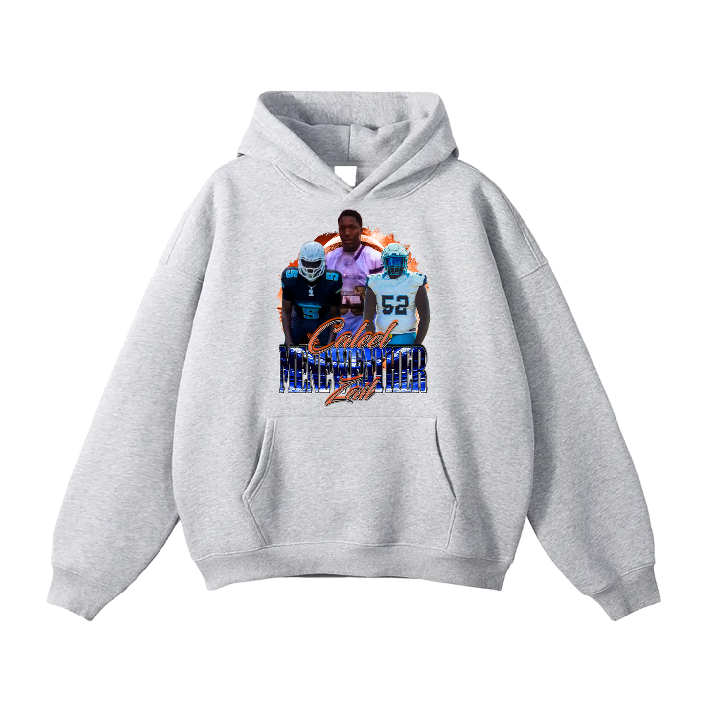 Caleel Meneweather Oversize Fleeced Hoodie