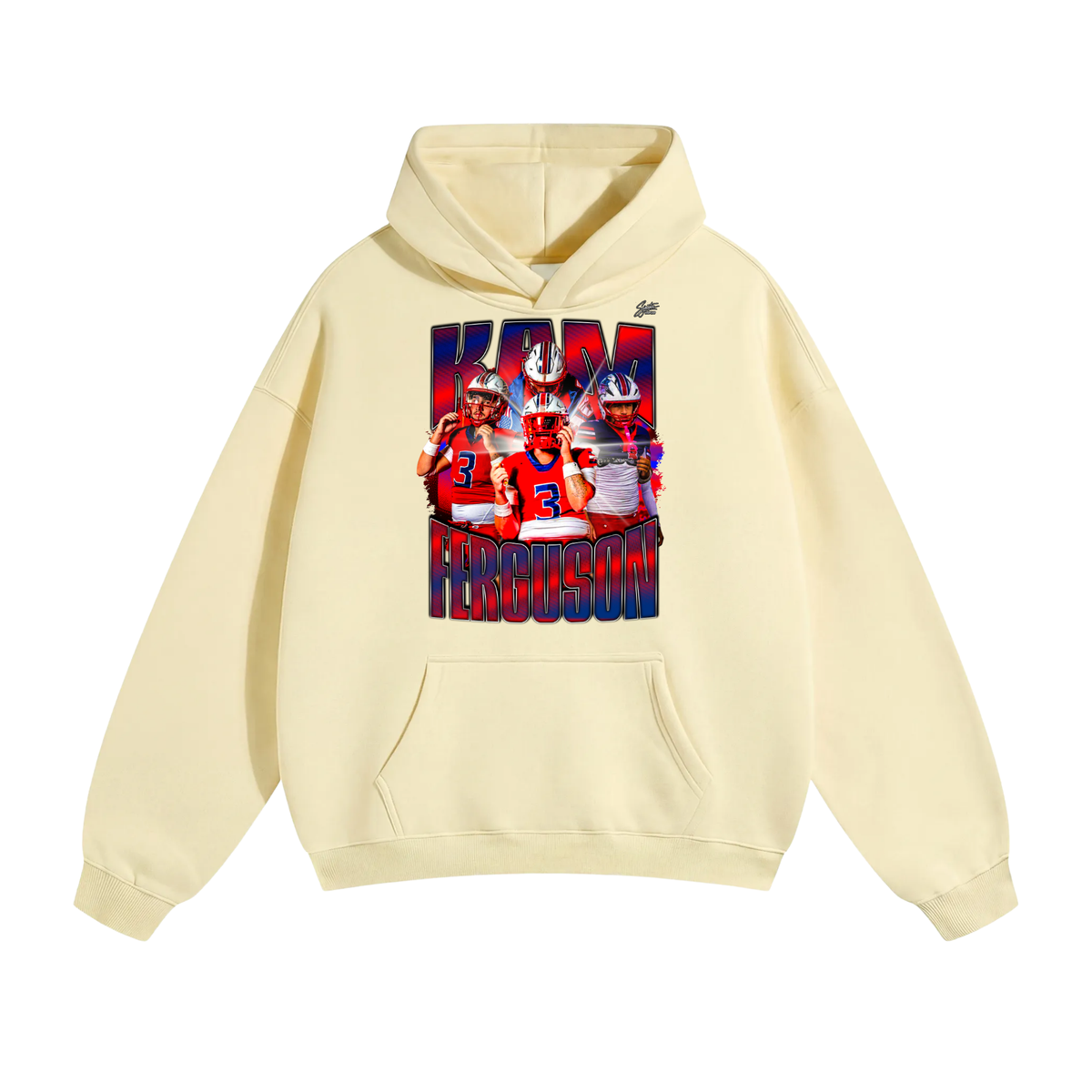 Kam Ferguson Oversize Fleeced Hoodie